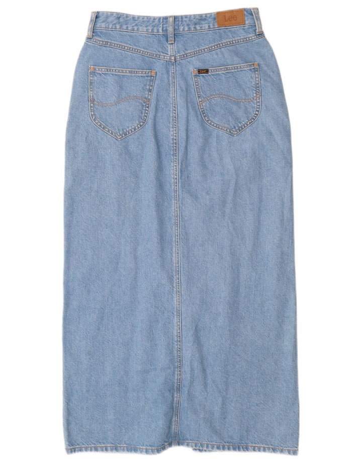 Gonna maxi denim da donna Lee W28 cotone blu medio