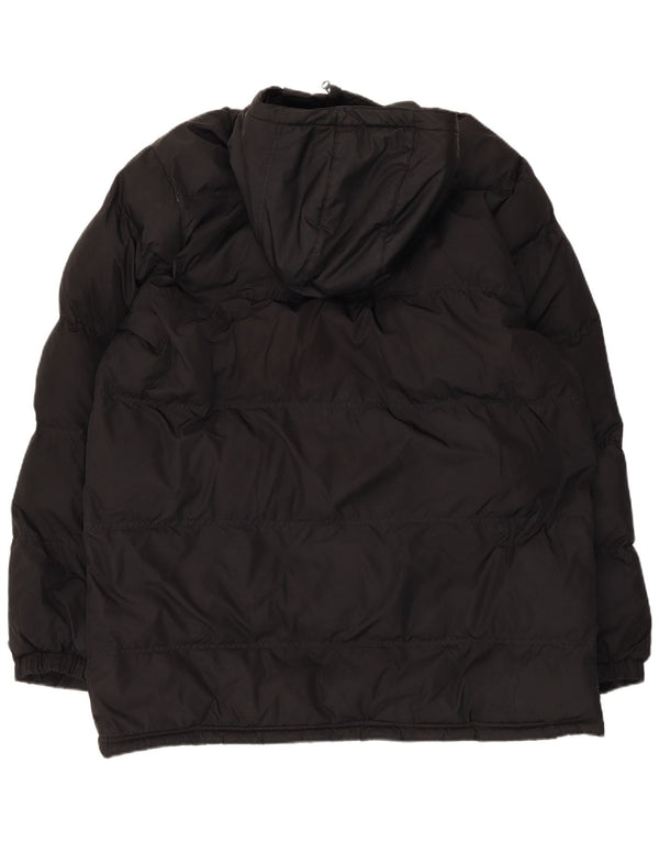 Giacca imbottita con cappuccio Nike Storm-Fit da uomo UK 40 grande poliestere nero
