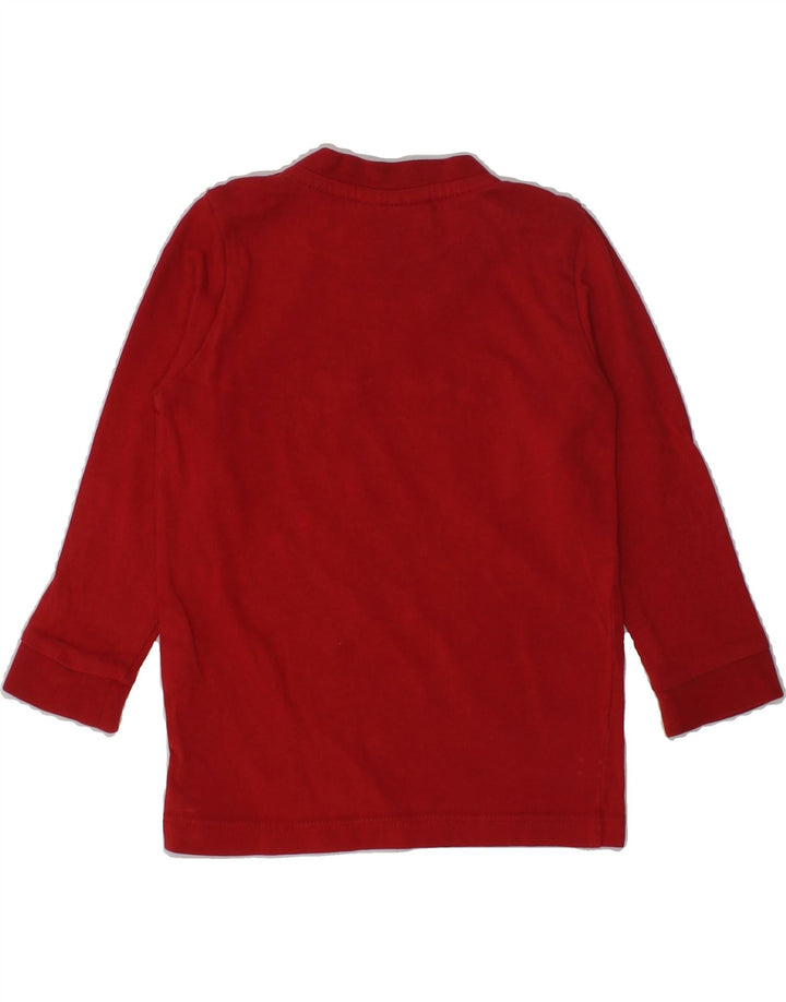 CHAMPION Baby Boys Graphic Top Long Sleeve 9-12 Months Red Cotton | Vintage Champion | Thrift | Second-Hand Champion | Used Clothing | Messina Hembry 