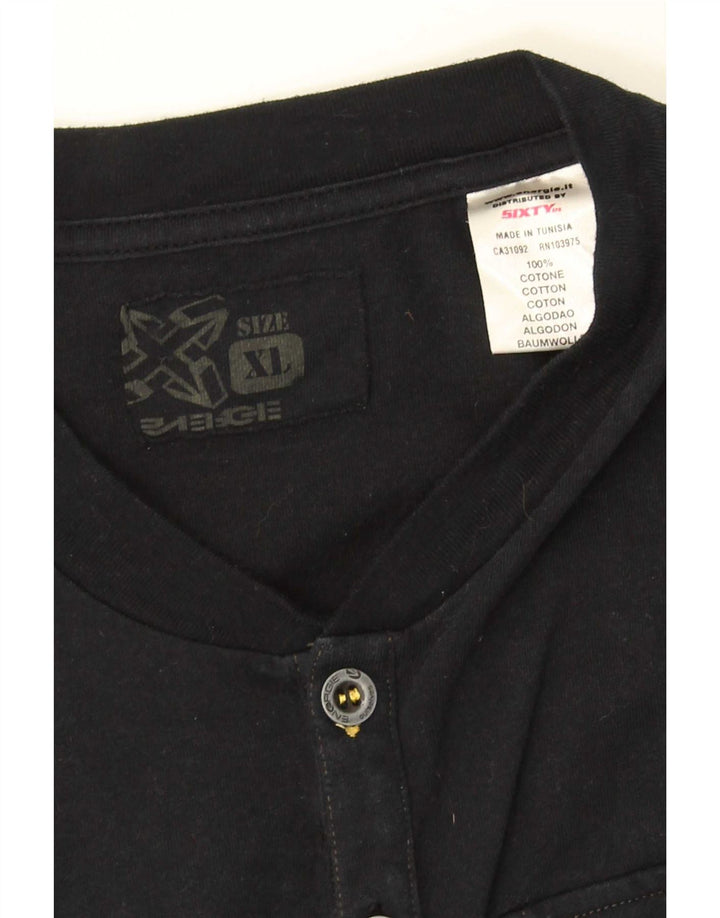 Maglia da uomo Energie a maniche lunghe XL in cotone nero