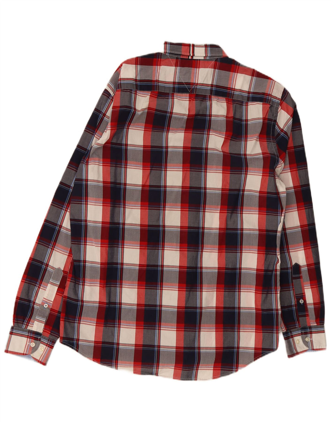 Camicia da uomo Regular Fit Tommy Hilfiger in cotone scozzese medio multicolore
