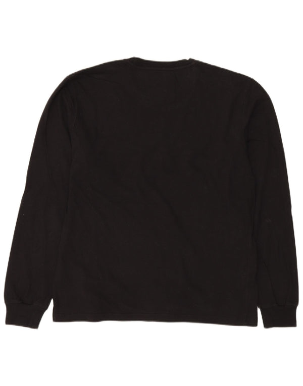 Champion Mens Top Long Sleeve Medium Black