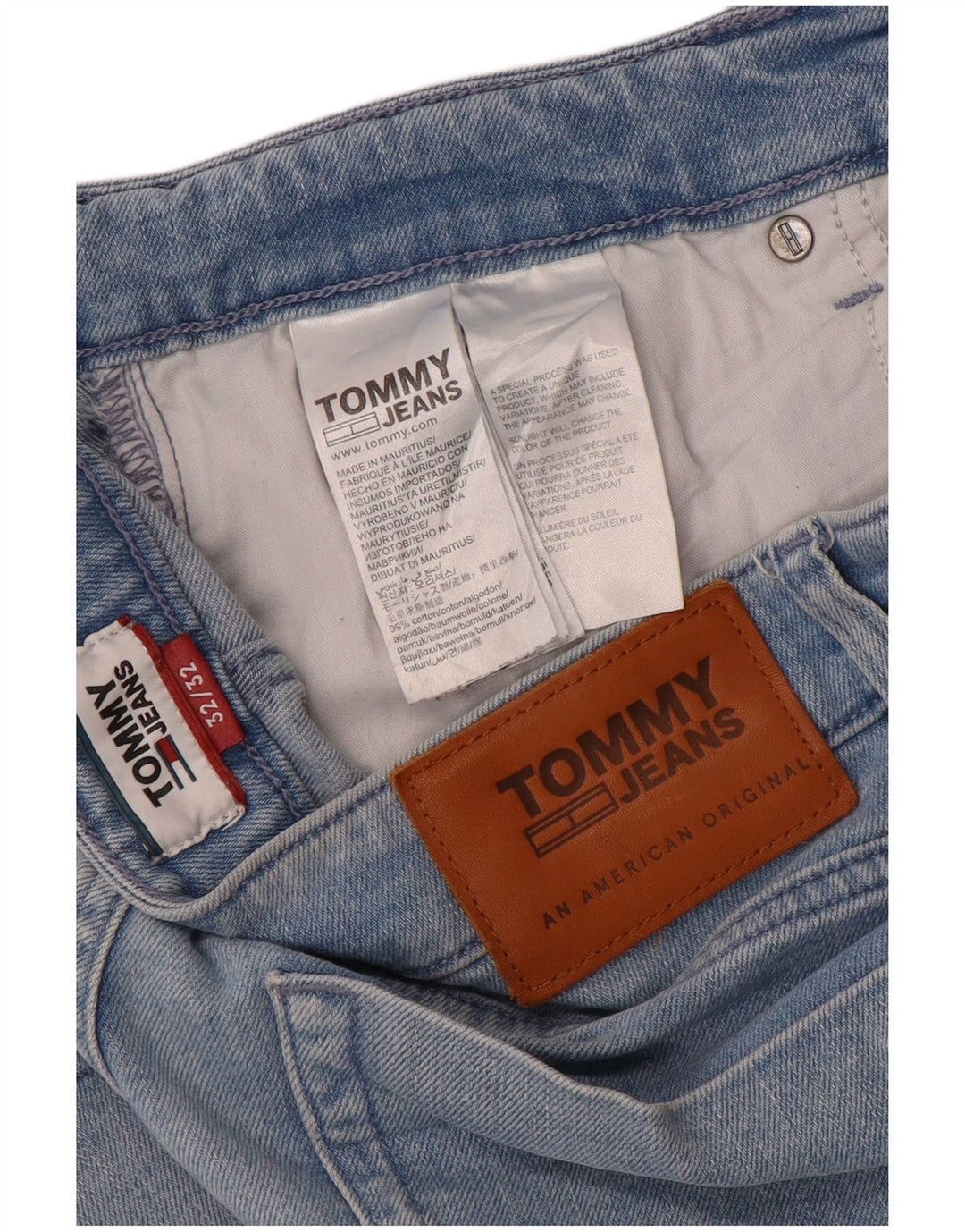 TOMMY HILFIGER Jeans slim da donna W32 L32 cotone blu