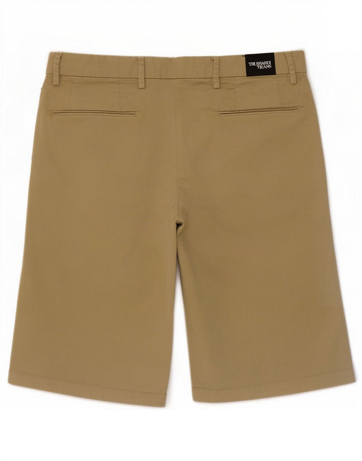 Pantaloncini Chino Donna Trussardi W30 Cotone Beige Medio