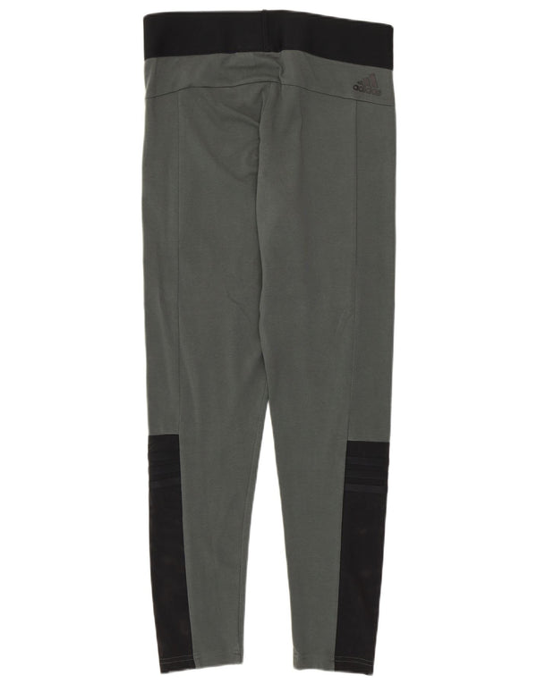 Leggings Adidas da donna UK 12/14 Cotone color block grigio medio
