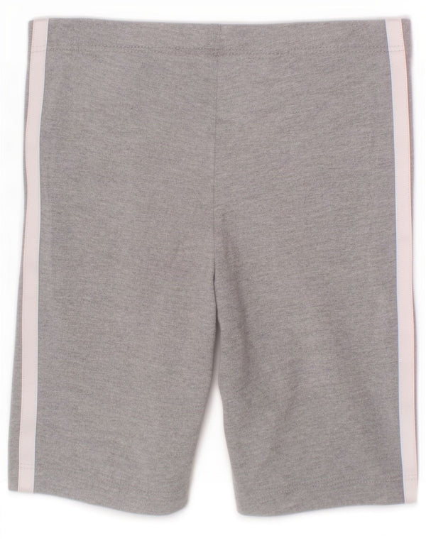 Pantaloncini sportivi Adidas bambina 7-8 anni in cotone grigio
