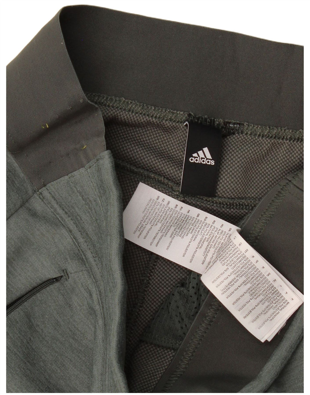 Pantaloni da tuta da donna Adidas UK 14 Large Verde Poliestere