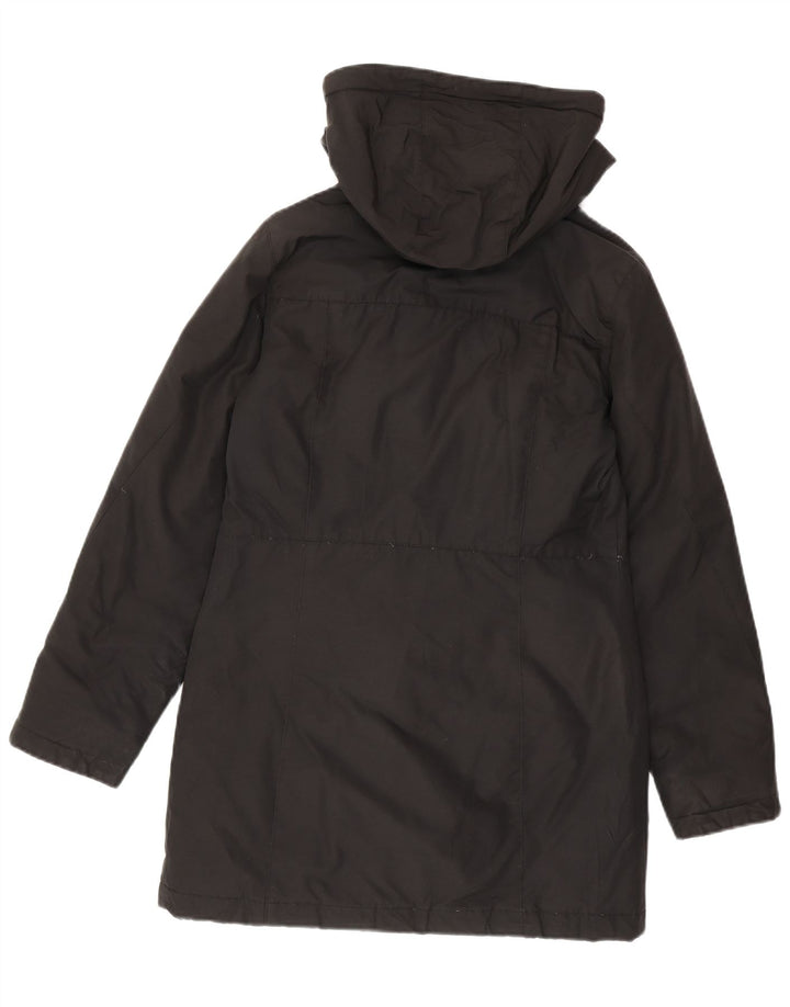 Cappotto imbottito con cappuccio da donna Woolrich UK 10 piccolo poliestere nero