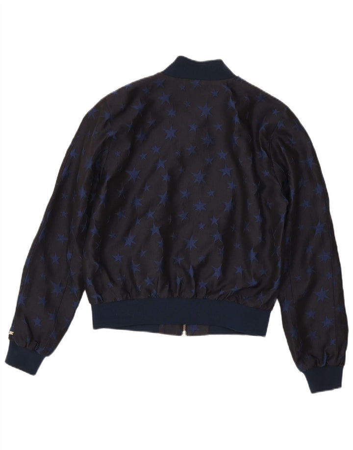 Giubbotto bomber da donna Tommy Hilfiger US 6 medio blu navy geometrico