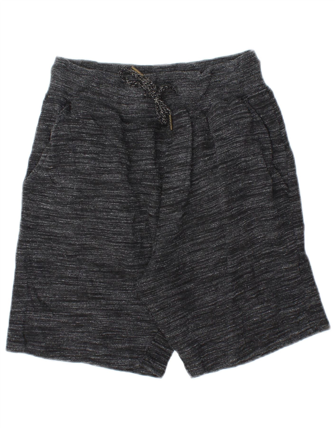 Pantaloncini sportivi da uomo Zara piccoli in cotone chiazzato grigio