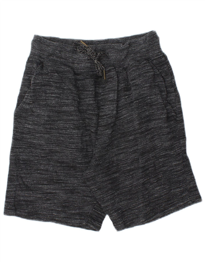 Pantaloncini sportivi da uomo Zara piccoli in cotone chiazzato grigio