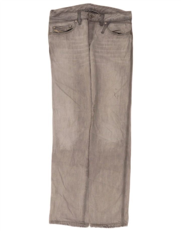 Jeans dritti da uomo Diesel W32 L34 cotone grigio