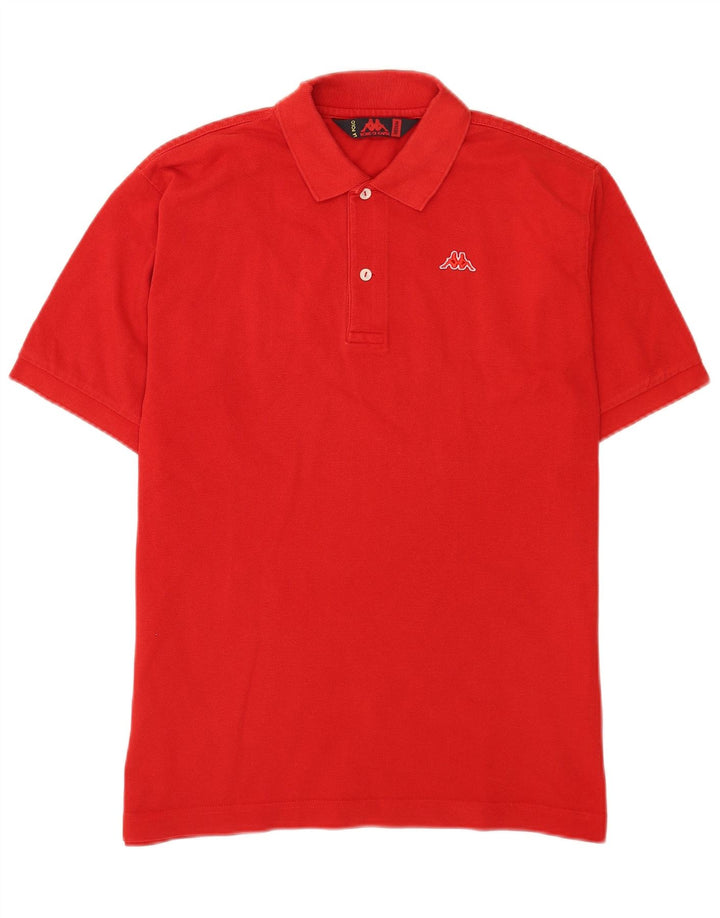 Polo Kappa Uomo Rosso Medio In Cotone