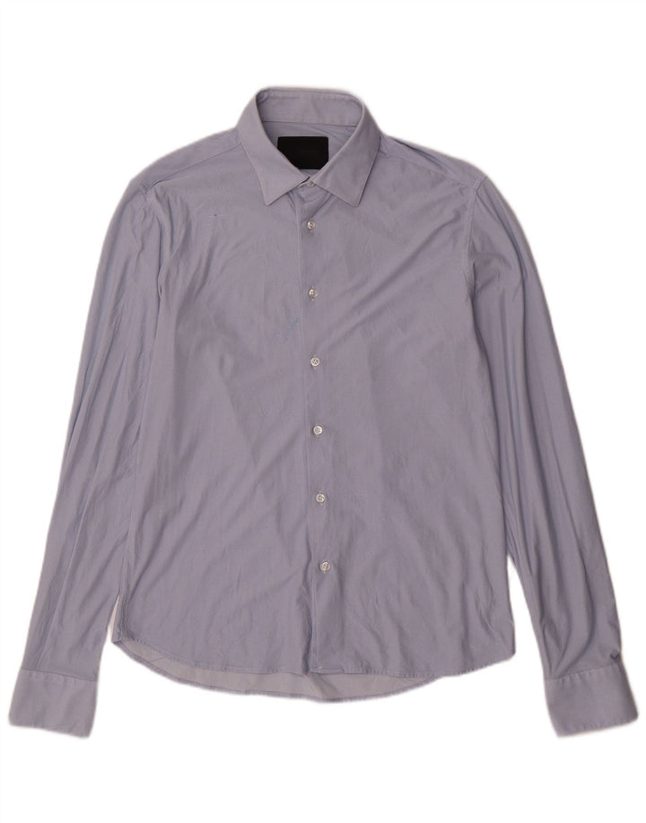 Camicia Uomo RRD IT 48 Small Blu Poliammide