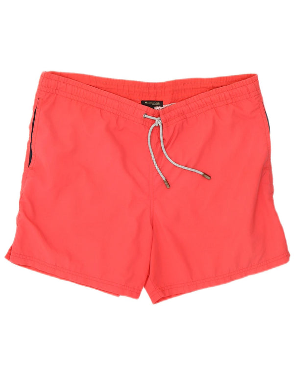 Pantaloncini da bagno da uomo Massimo Dutti rosso medio