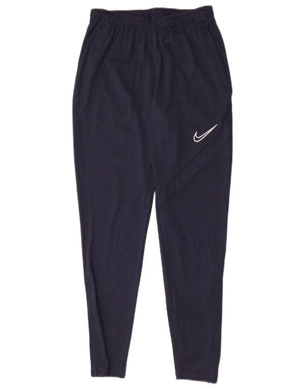 Pantaloni da tuta Nike da uomo piccoli in poliestere blu navy