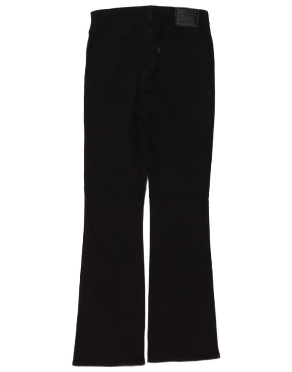 LEVI'S Jeans bootcut da donna 725 a vita alta W28 L30 cotone nero