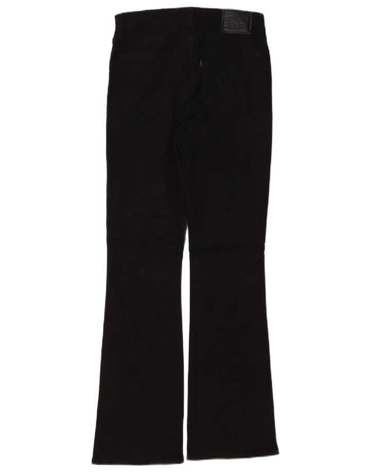 LEVI'S Jeans bootcut da donna 725 a vita alta W28 L30 cotone nero