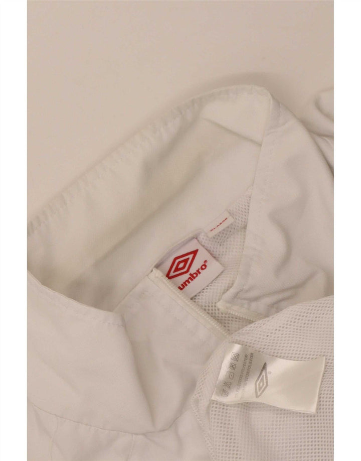 Giacca da tuta da uomo Umbro XL Sport in poliestere color block bianco
