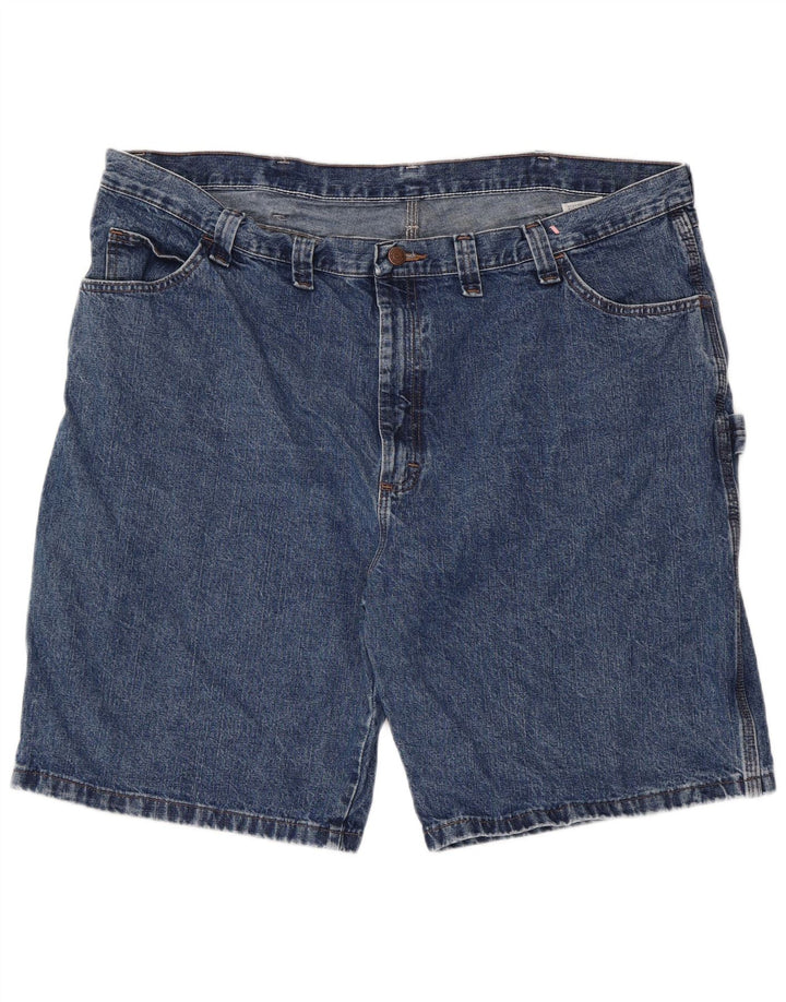 Pantaloncini di jeans Wrangler da uomo Carpenter W44 2XL cotone blu