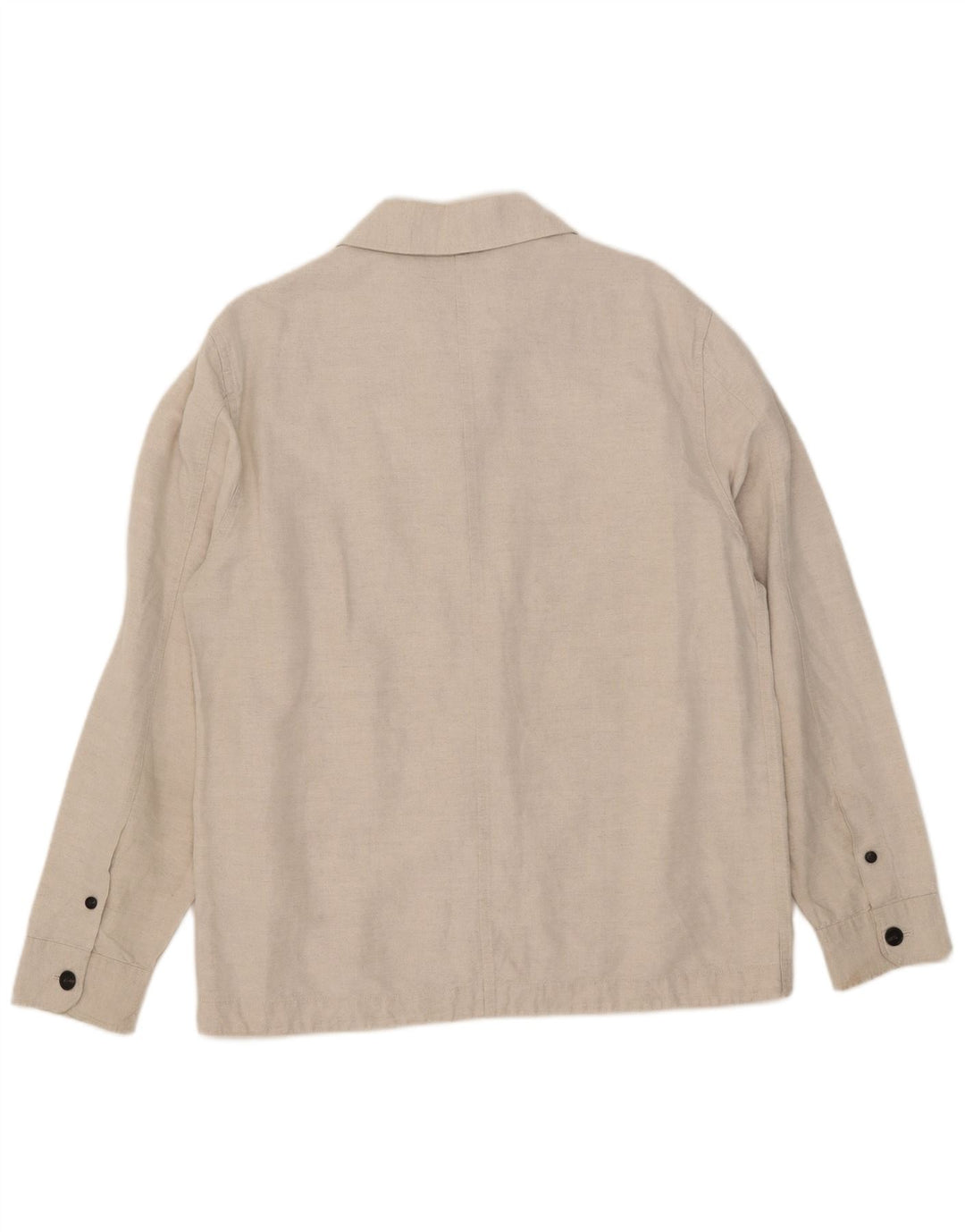 Camicia da uomo Marks & Spencer Lino beige medio