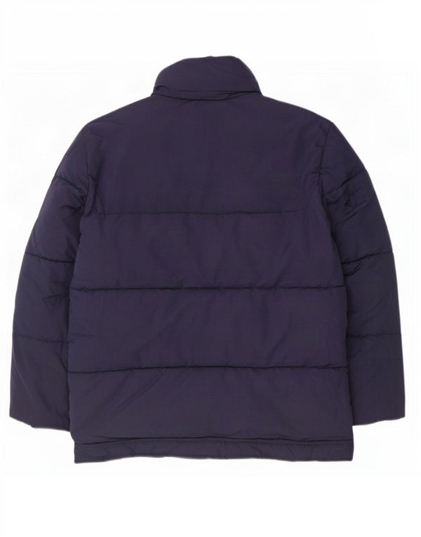 Giacca imbottita da uomo Marks & Spencer UK 42 XL poliestere blu navy
