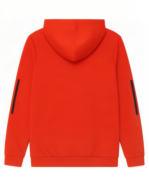 Adidas Mens Graphic Hoodie Jumper XS Red Polyester