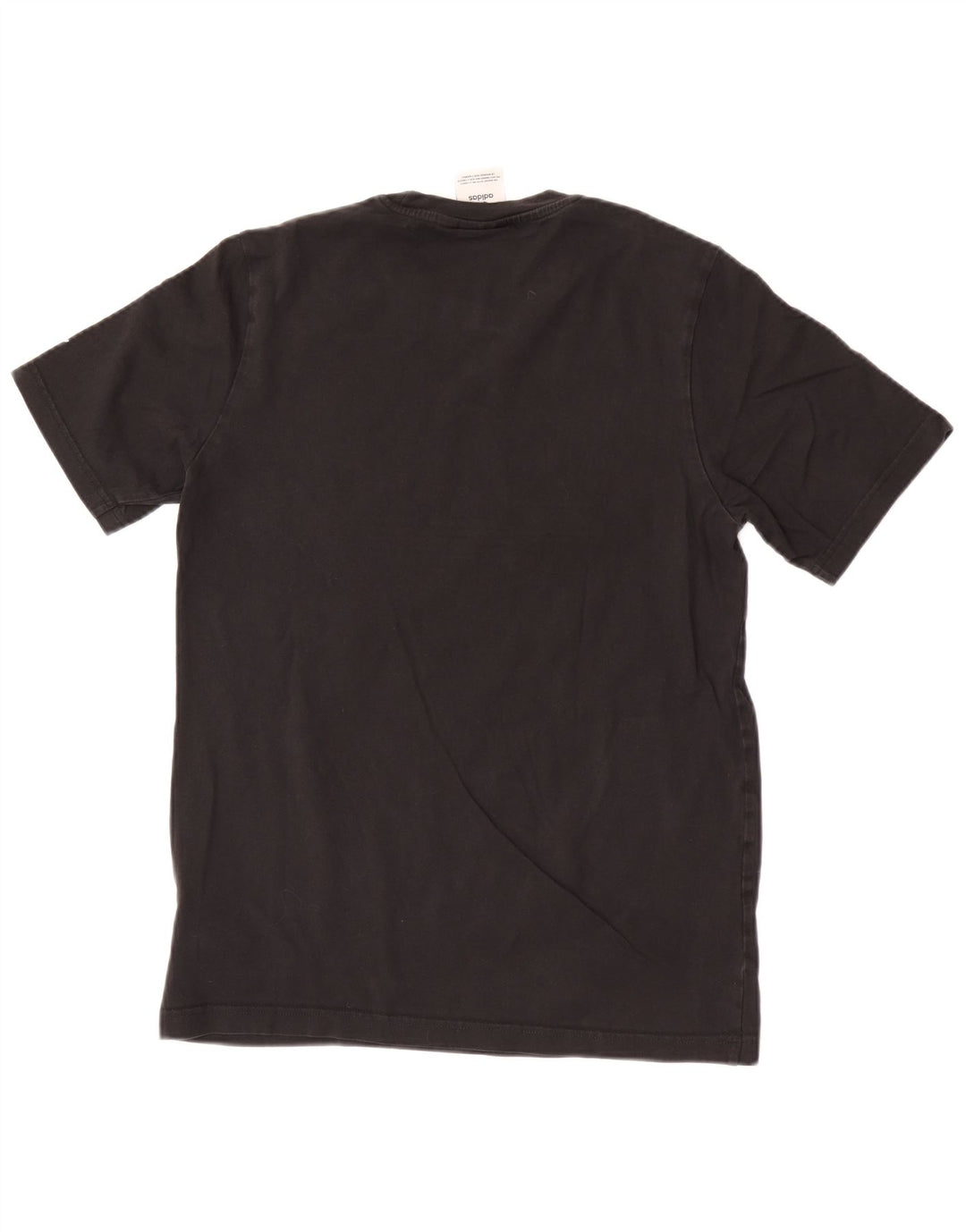 T-shirt grafica da uomo Adidas Top piccola in cotone nero