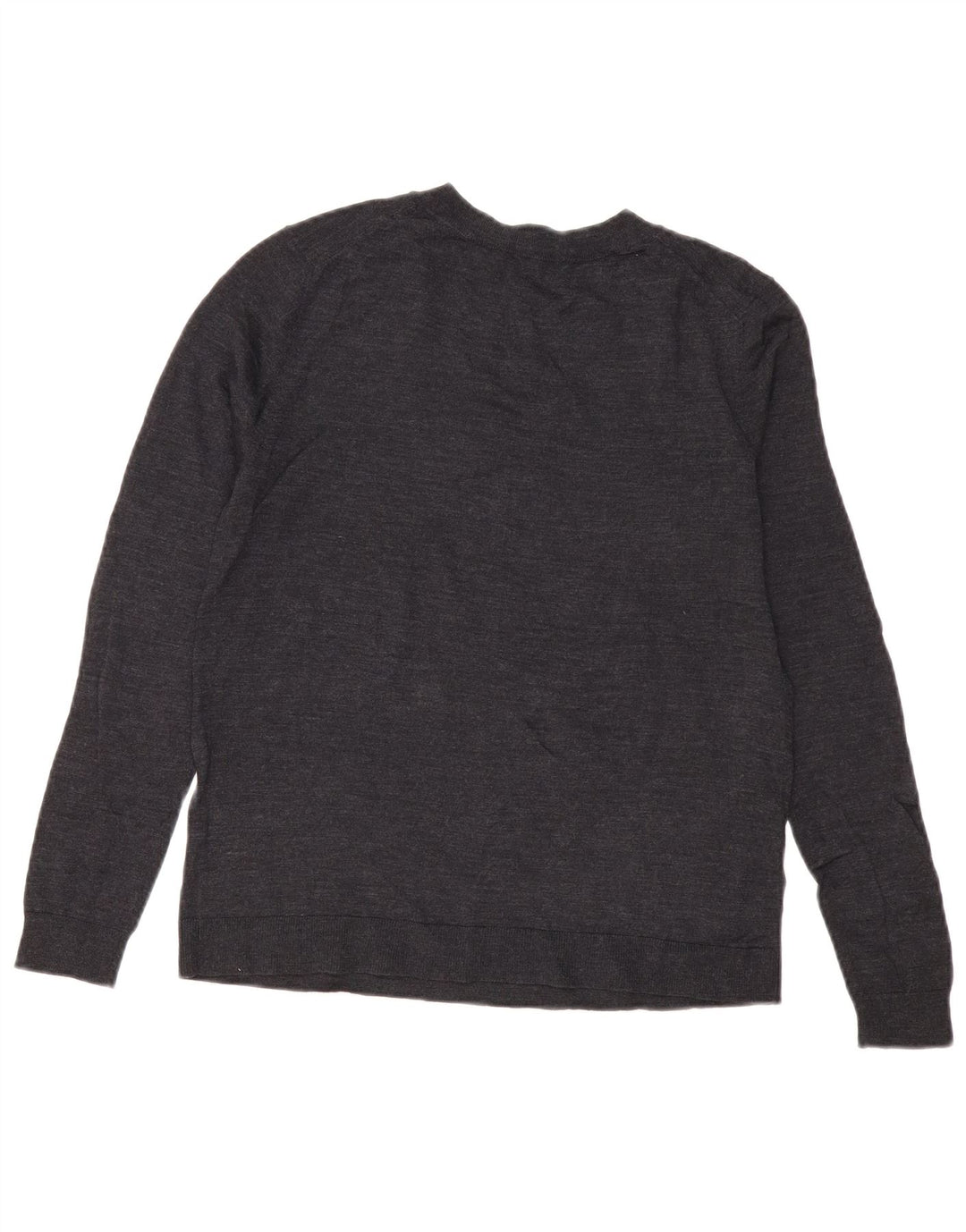 Maglione Zara da donna con scollo a V UK 10 piccolo in lana blu navy