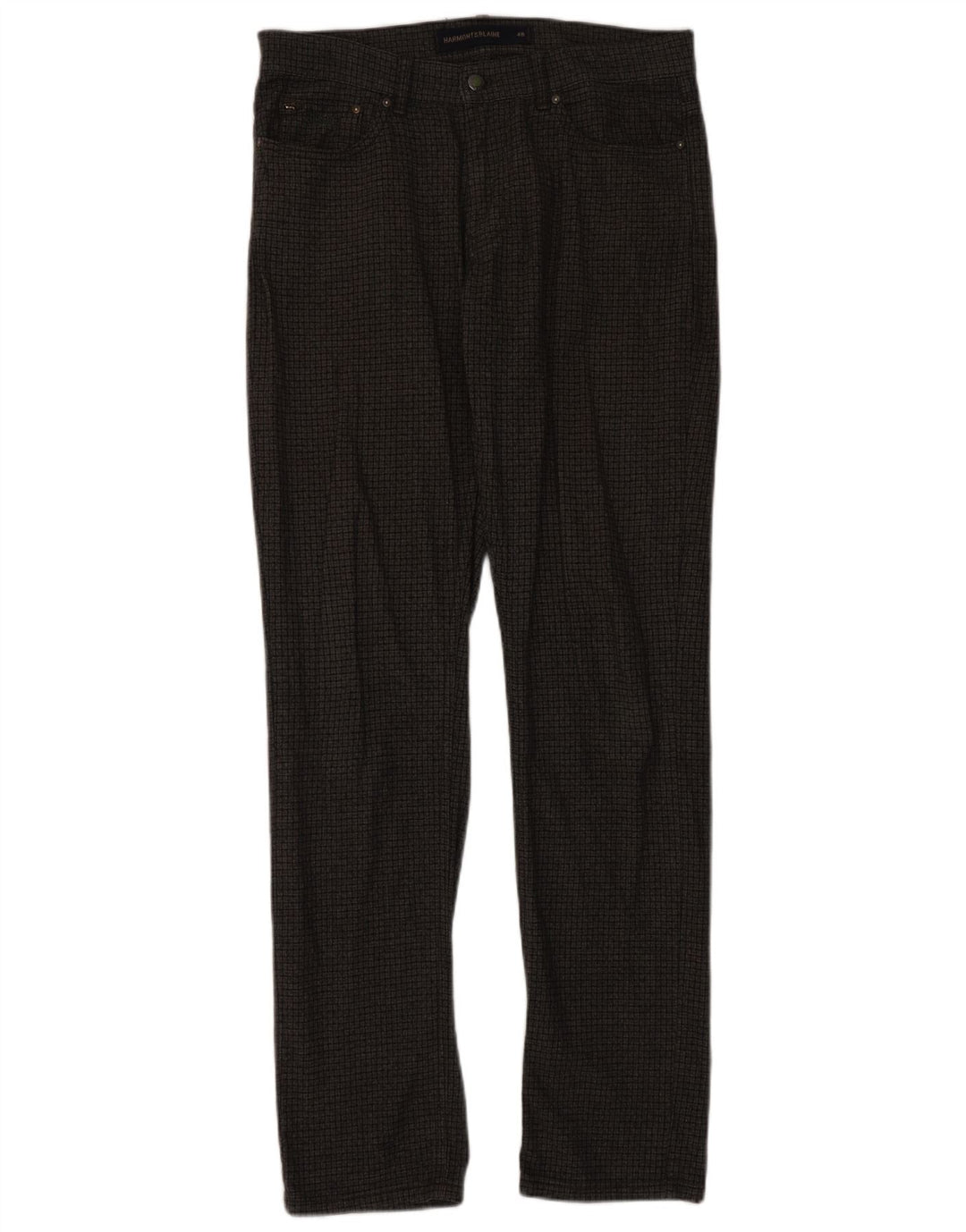 Pantaloni casual da uomo Harmont & Blaine IT 48 medio W34 L34 grigio a quadri