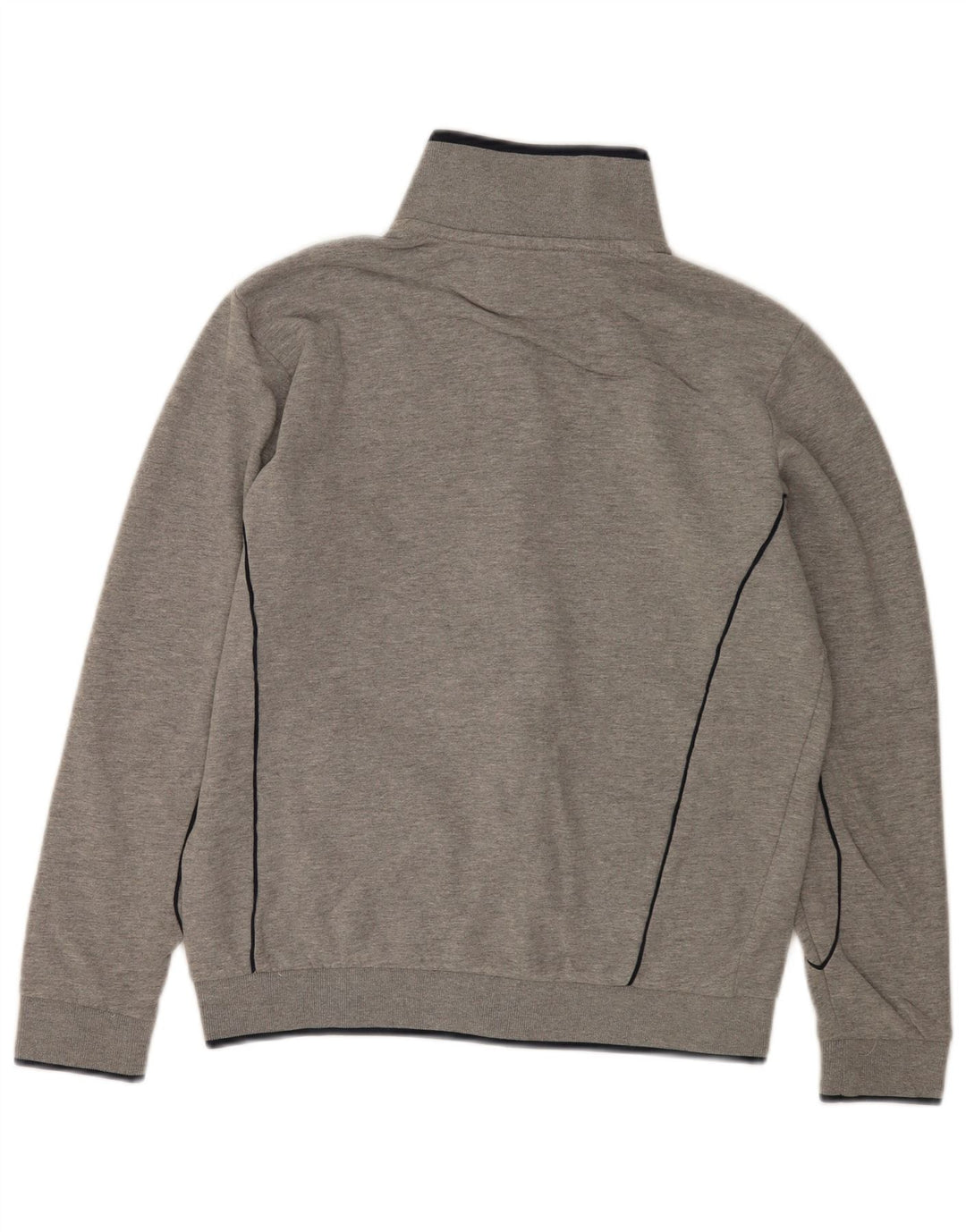 Giacca da tuta da uomo Kappa grande in cotone chiazzato grigio