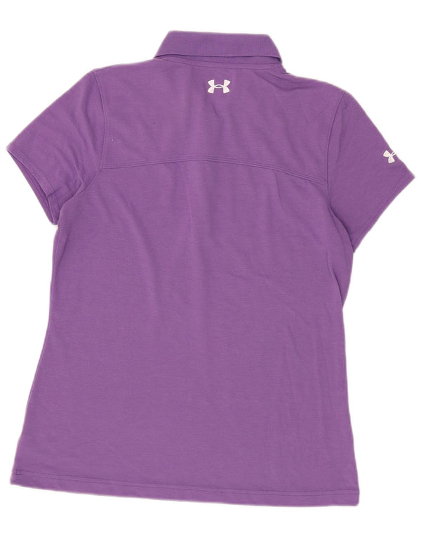 Polo da donna Under Armour Heat Gear UK 16 grande poliestere viola