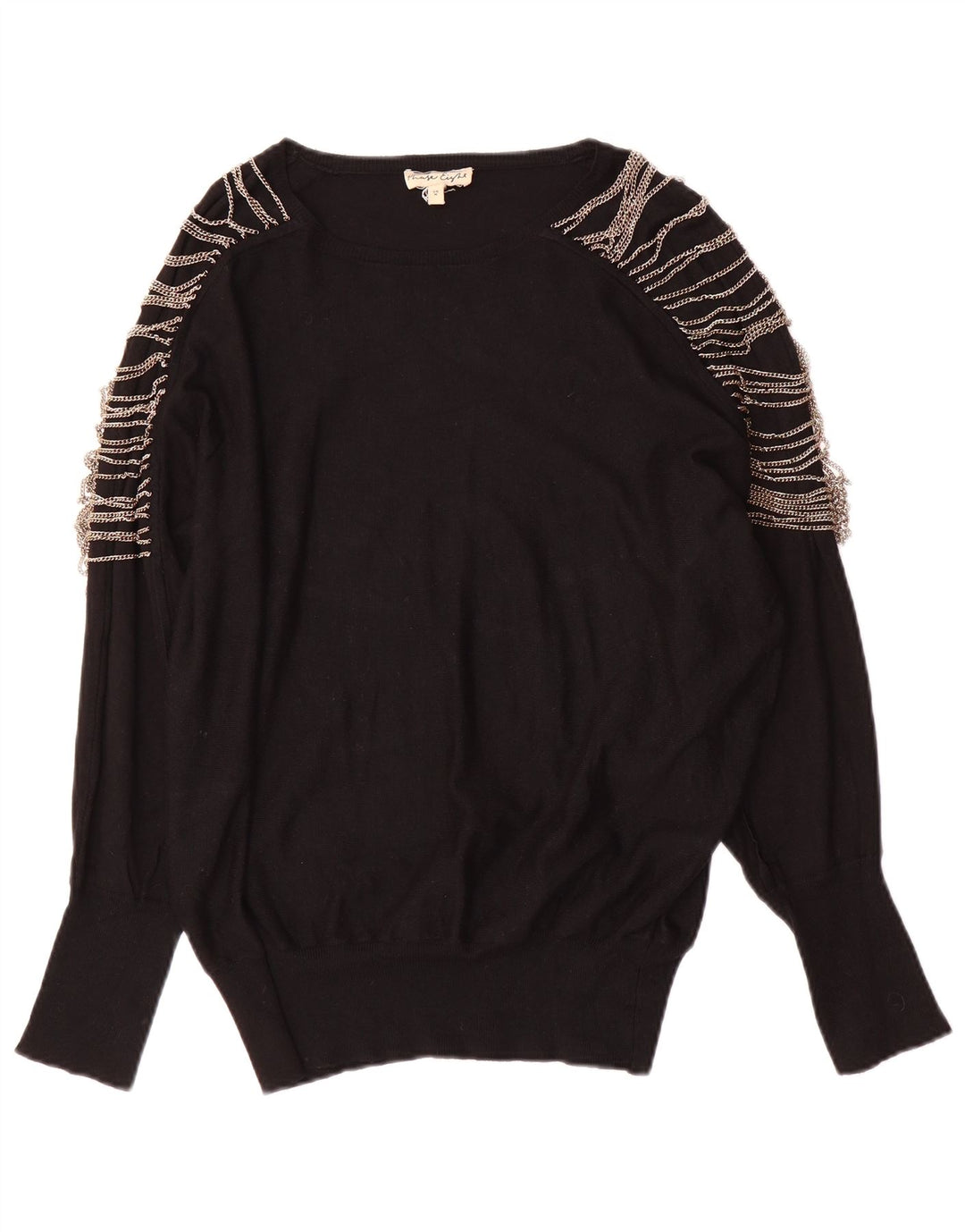 Maglione da donna con scollo a barca Phase Eight UK 14 Viscosa nera media
