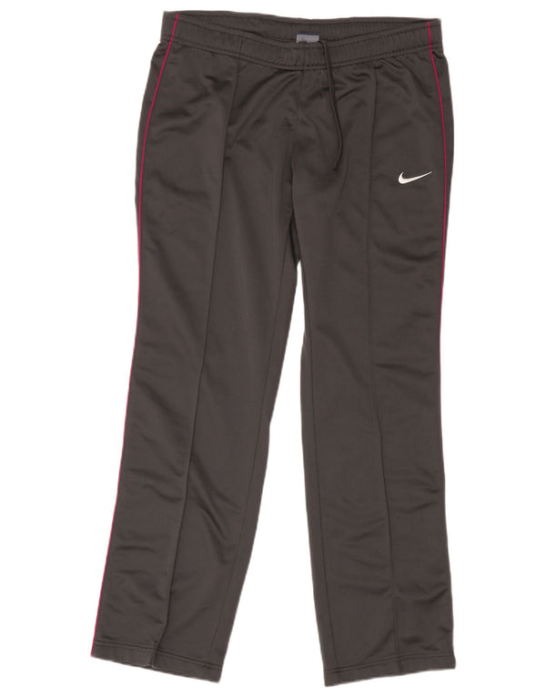 Nike Womens Tracksuit Trousers UK 16 Large Grey Polyester