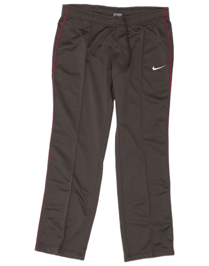 Pantaloni della tuta da donna Nike UK 16 Large Grigio Poliestere