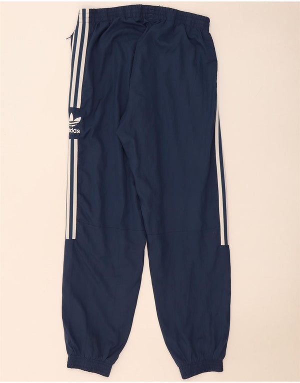 Pantaloni da tuta da uomo Adidas Joggers medi in poliestere blu navy