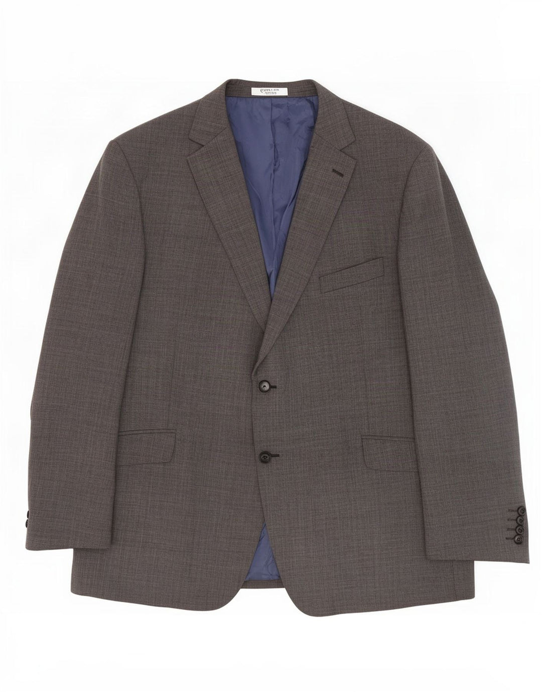 Giacca blazer a 2 bottoni Marks & Spencer da uomo UK 48 2XL lana grigia