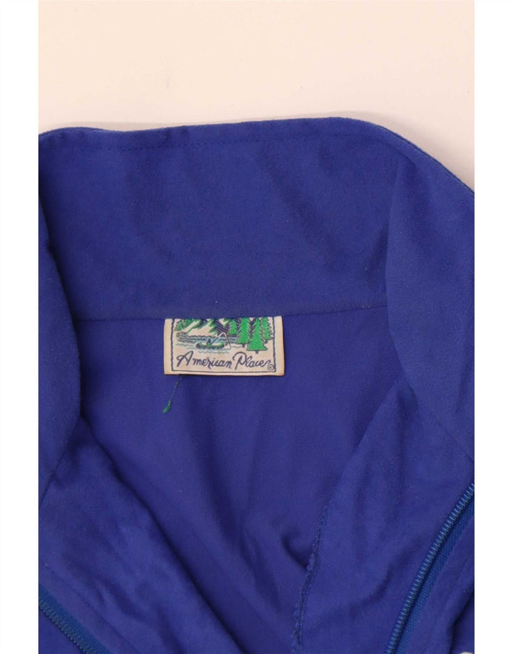 Giacca da ginnastica oversize da donna American Place UK 6 XS Blu
