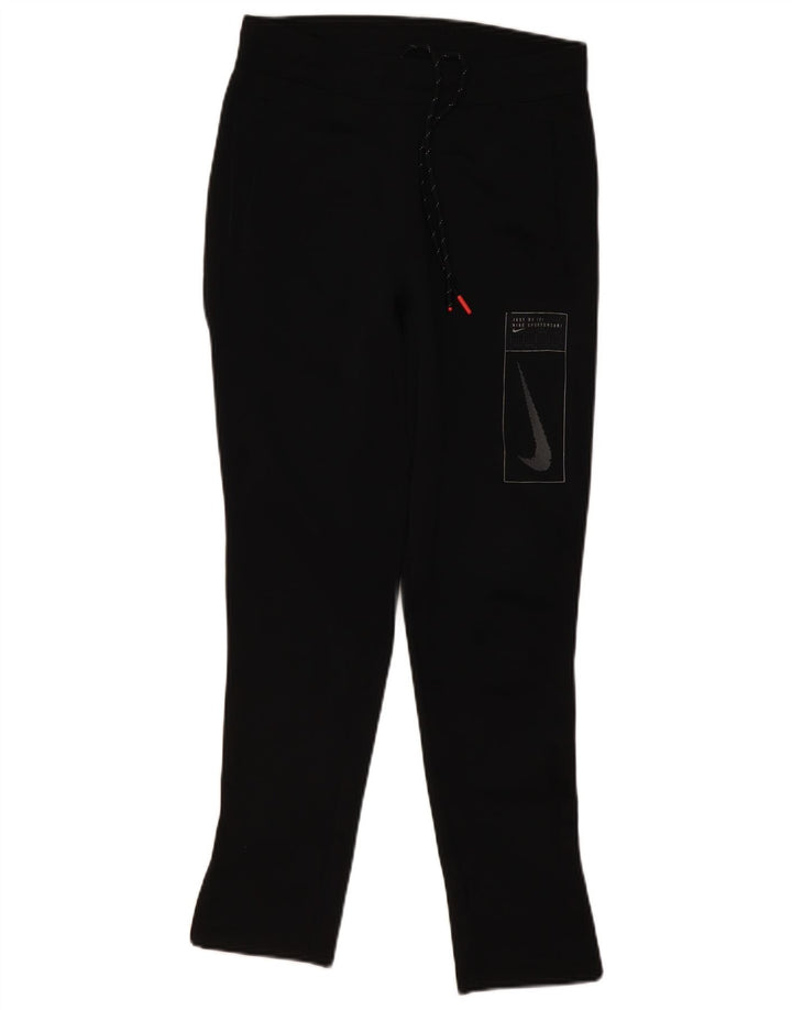 Pantaloni della tuta da donna Nike UK 6 XS poliestere nero