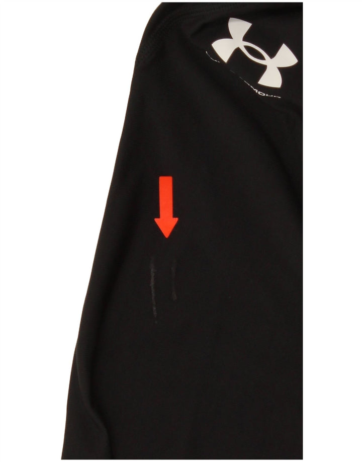 Leggings grafici da uomo Under Armour Heat Gear grandi neri