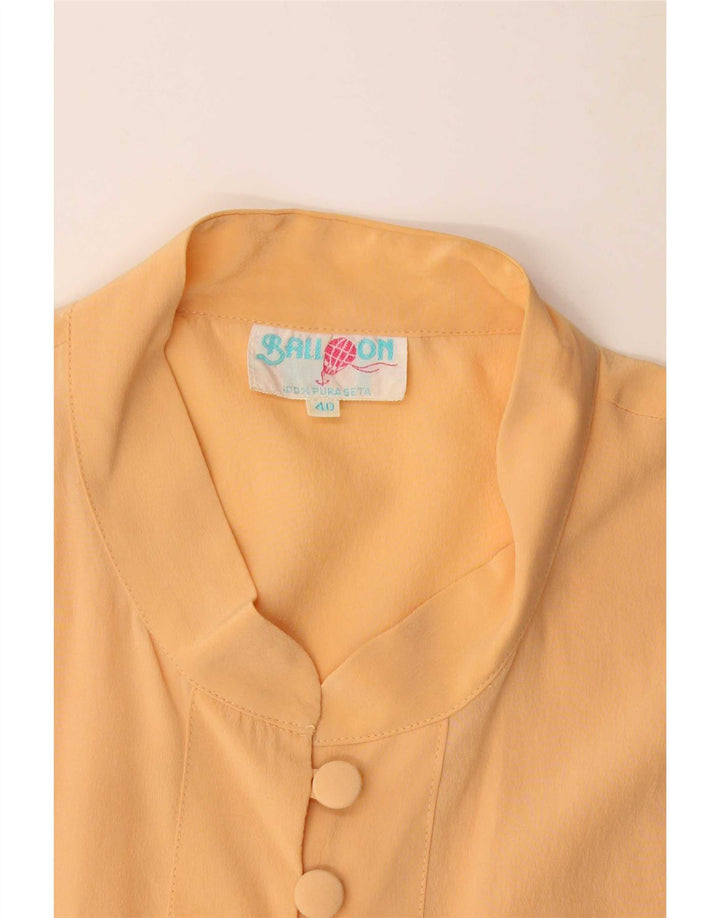 Blusa oversize senza maniche da donna Balloon IT 40 Small Beige Seta