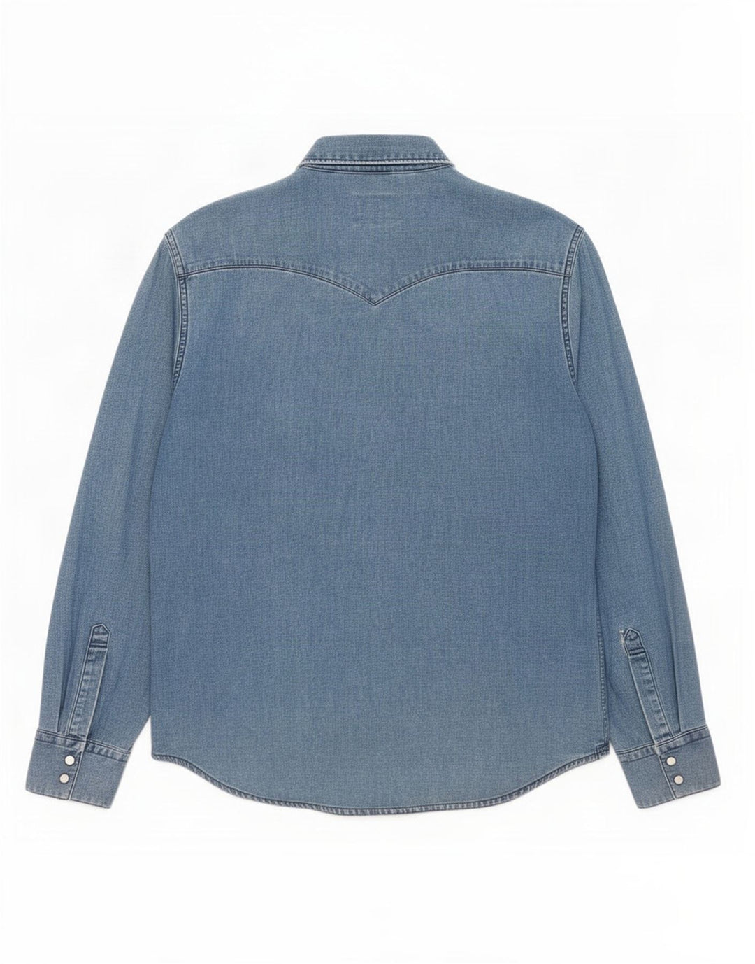 Camicia di jeans slim fit Levi's da uomo piccola in cotone blu