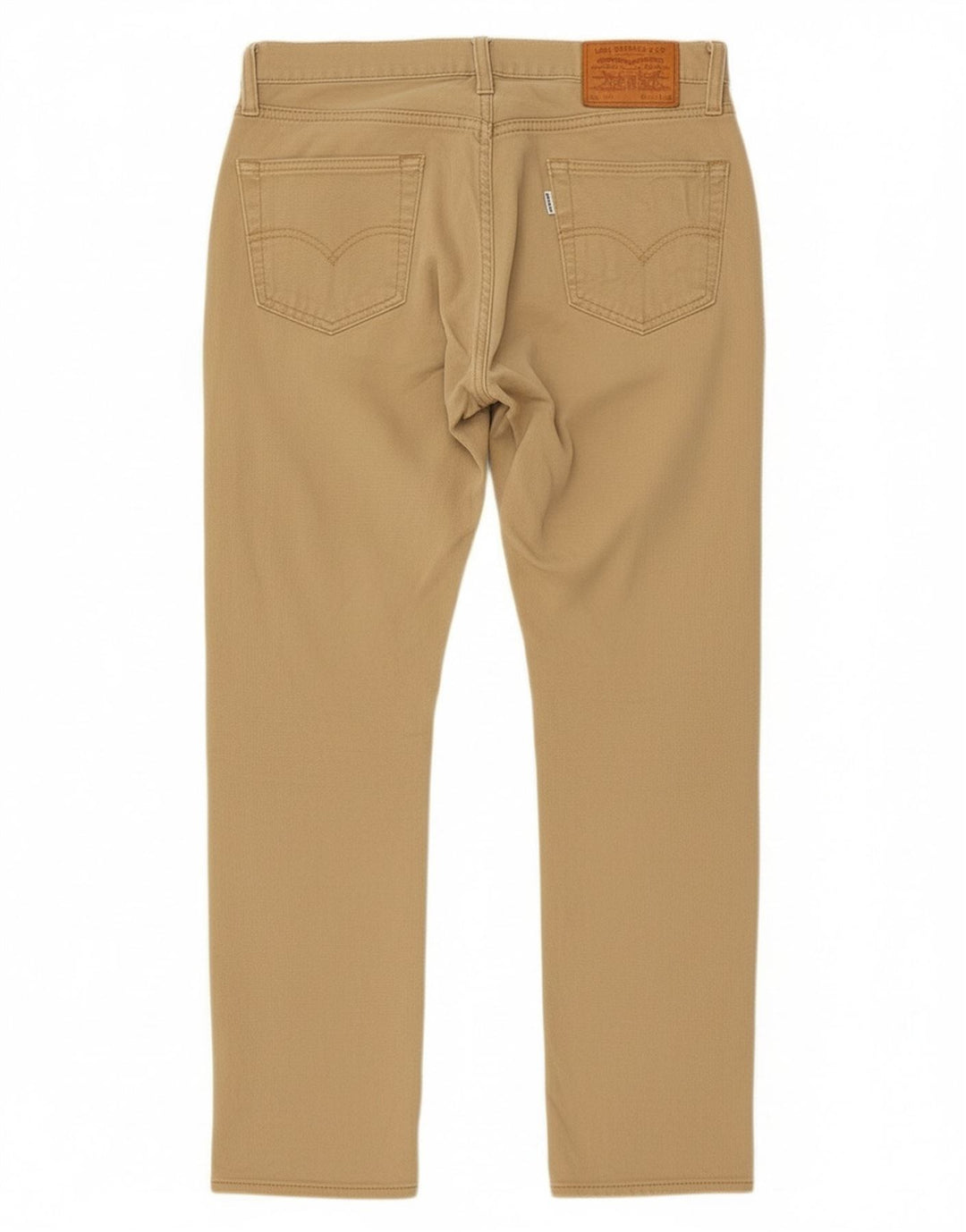 Levi's Uomo 511 Pantaloni Casual Slim W30 L30 Cotone Beige