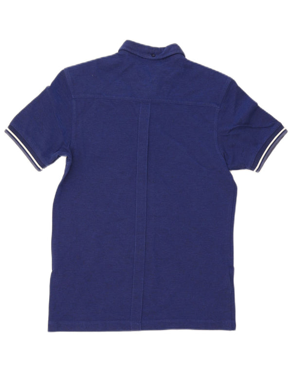 Polo da uomo Fred Perry piccola in cotone a righe blu navy
