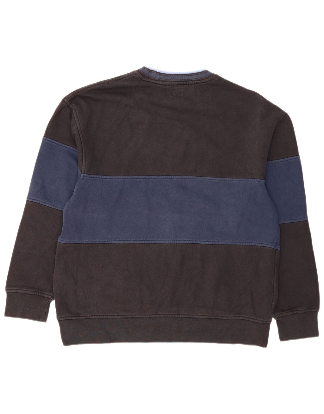LEVI'S Felpa da uomo Maglione grande in cotone color block nero
