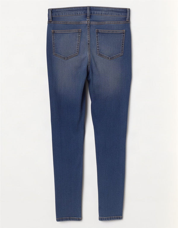 Jeans Jeggings da donna Marks & Spencer UK 12 medio W30 L30 cotone blu