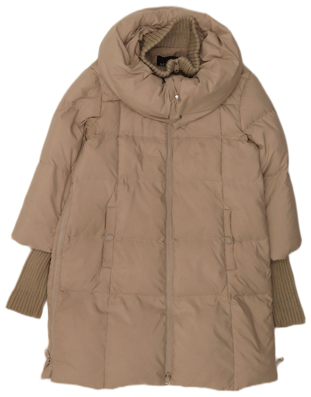 Max & Co. Giacca imbottita da donna UK 10 Small Beige Poliestere