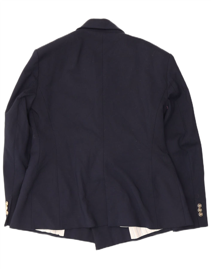Giacca blazer doppiopetto da donna Zara UK 18 XL blu navy