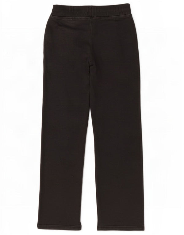 Pantaloni da tuta con grafica Hollister da donna UK 6 XS cotone nero