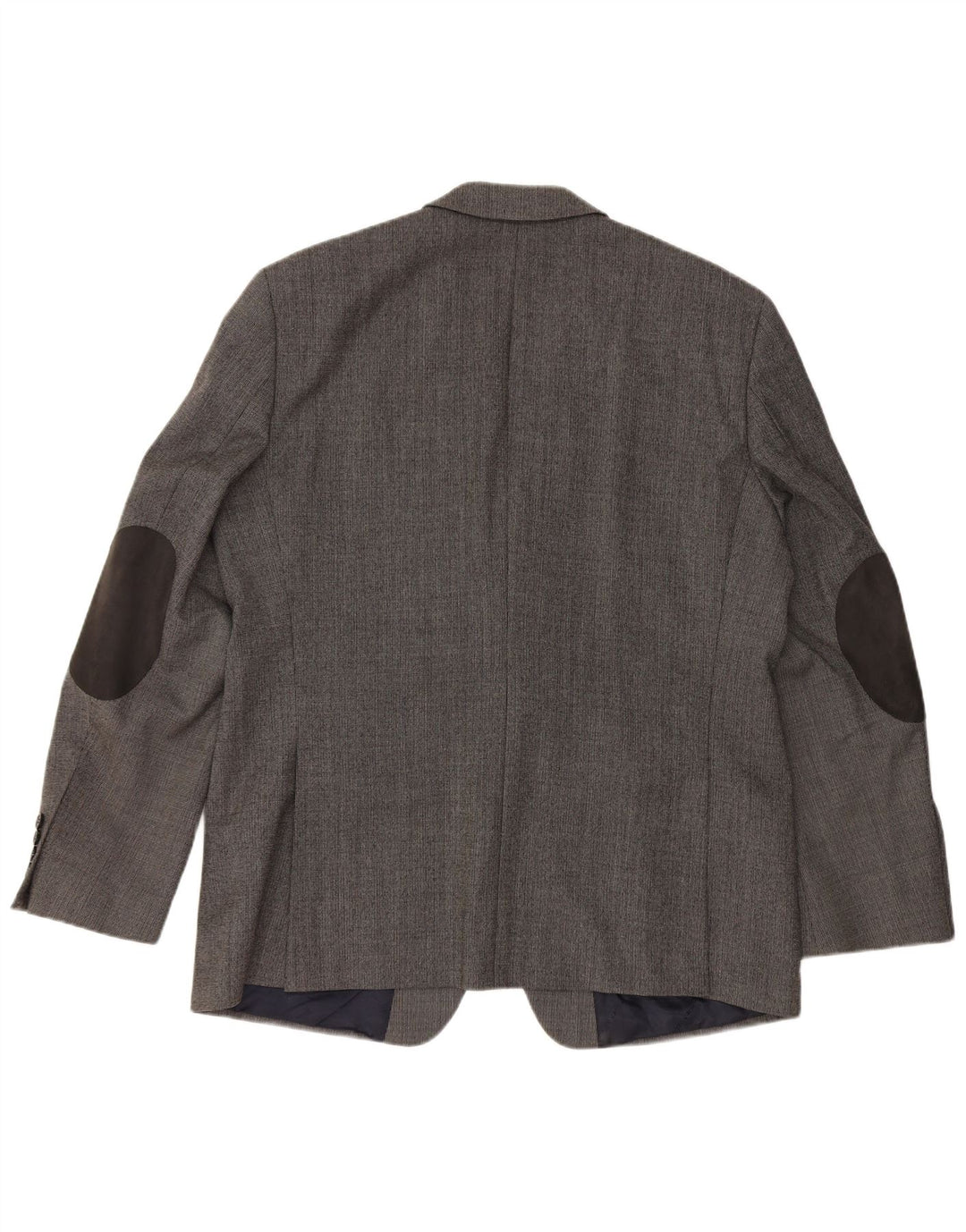 PIERRE CARDIN Giacca blazer a 2 bottoni da uomo UK 40 Large Grigio Lana Vergine